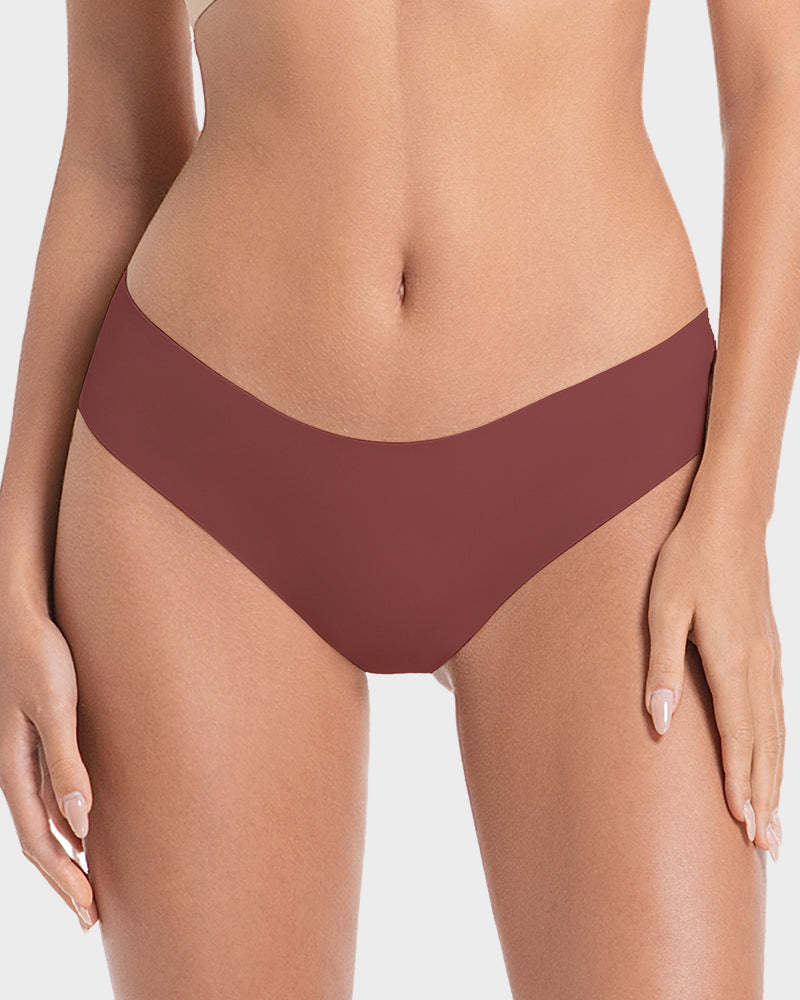 Ice-Silk Low-Rise Panties - Comfortable, Seamless, Pack