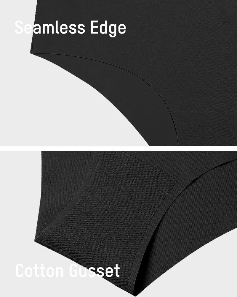 Ice-Silk Low-Rise Panties - Comfortable, Seamless, Pack