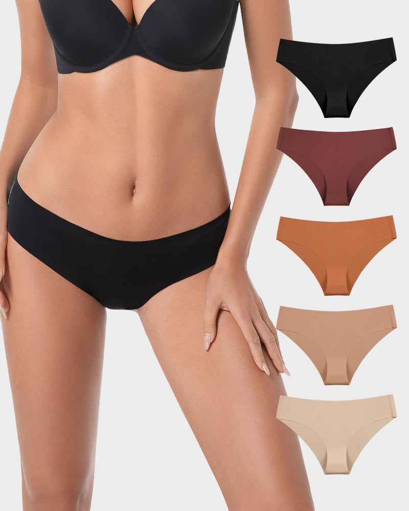 Ice-Silk Low-Rise Panties - Comfortable, Seamless, Pack