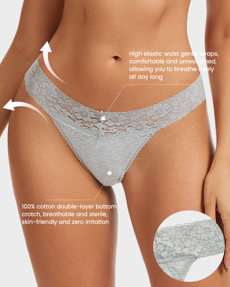 Lace Thong Trio