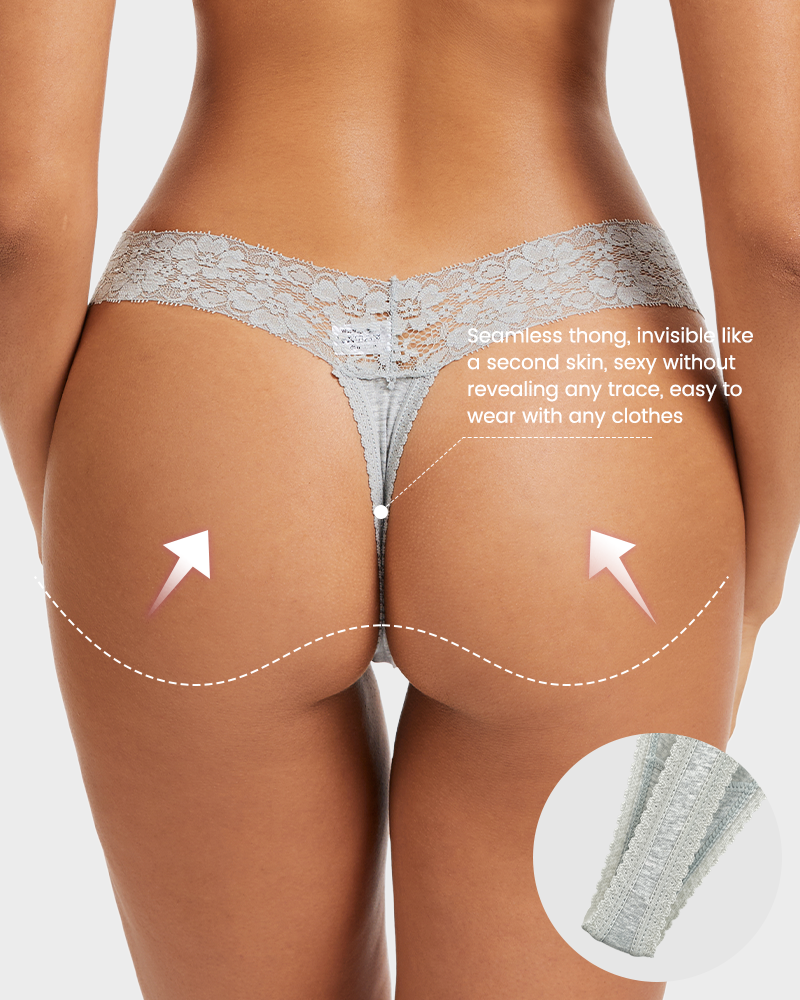Lace Thong Trio
