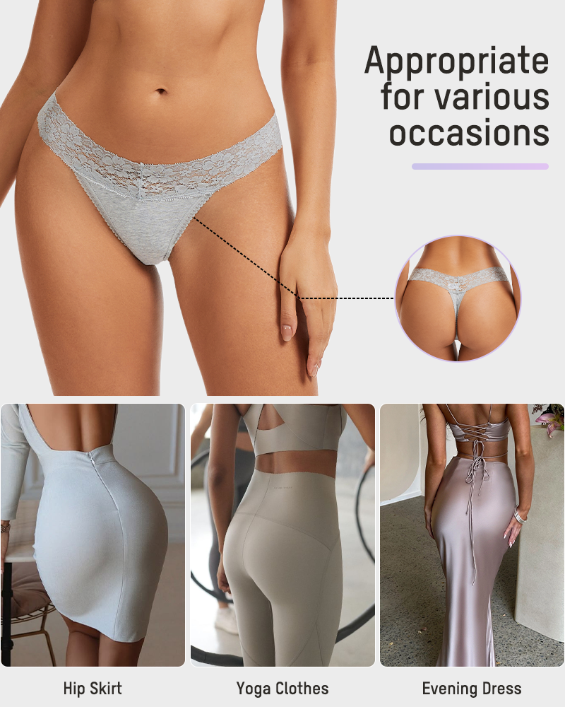 Lace Thong Trio