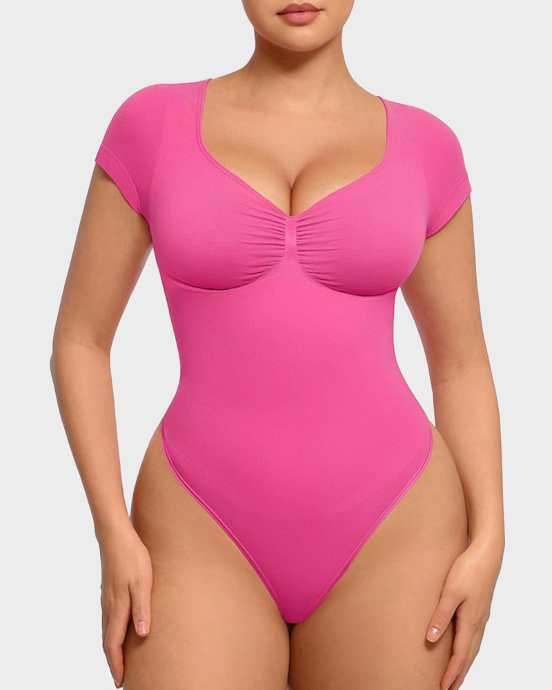 V-Neck Tummy Control Bodysuit