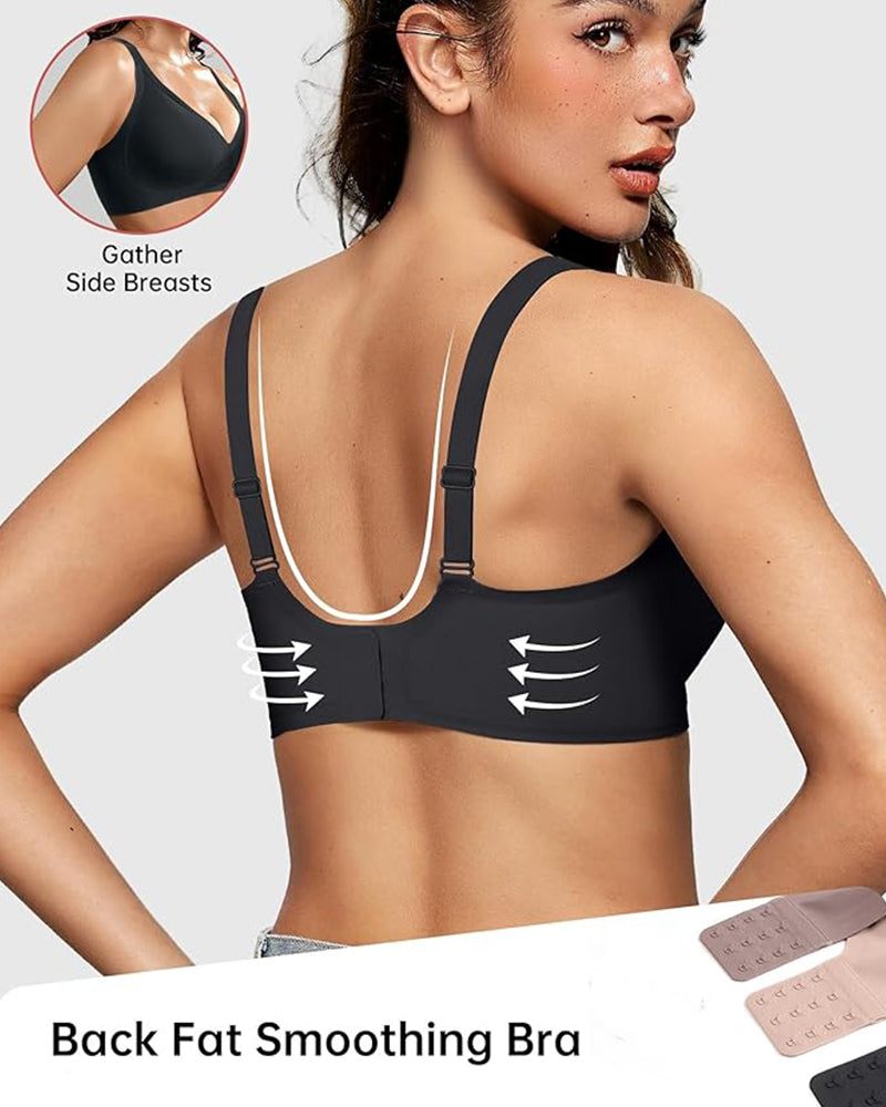 Deep V Wireless Bra