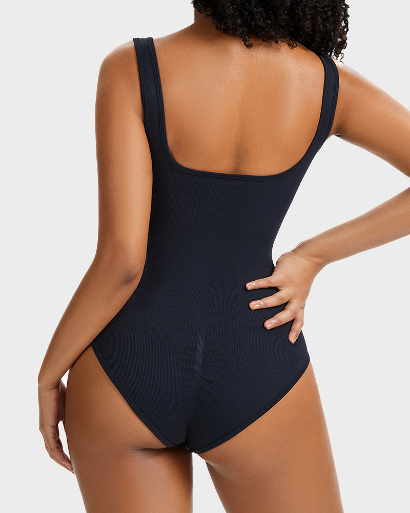 Triangle Shaping Bodysuit - Snap Button Design
