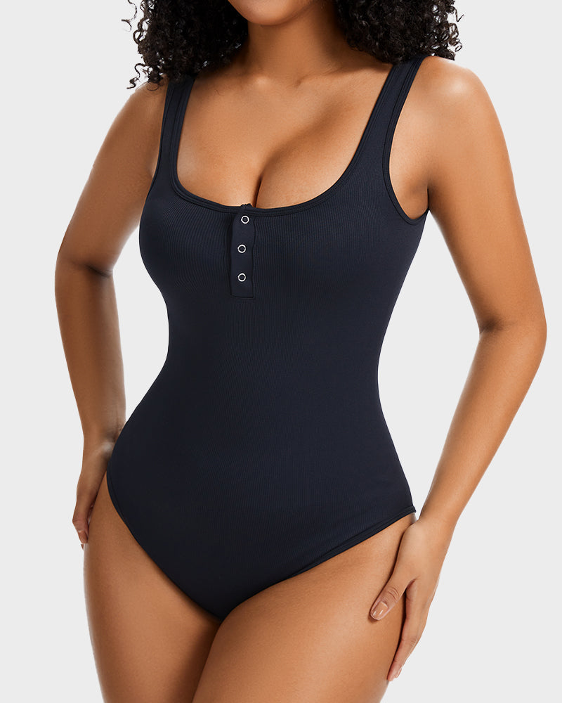 Triangle Shaping Bodysuit - Snap Button Design