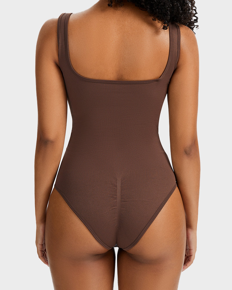 Triangle Shaping Bodysuit - Snap Button Design