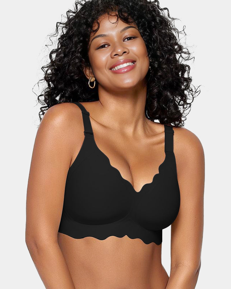 Jelly Bra - Soft, Scalloped Comfort