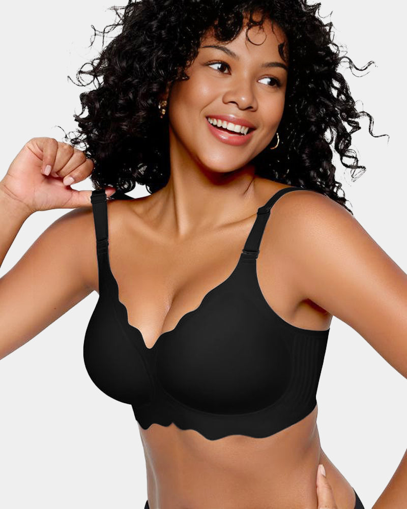 Jelly Bra - Soft, Scalloped Comfort