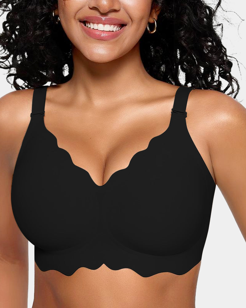 Jelly Bra - Soft, Scalloped Comfort