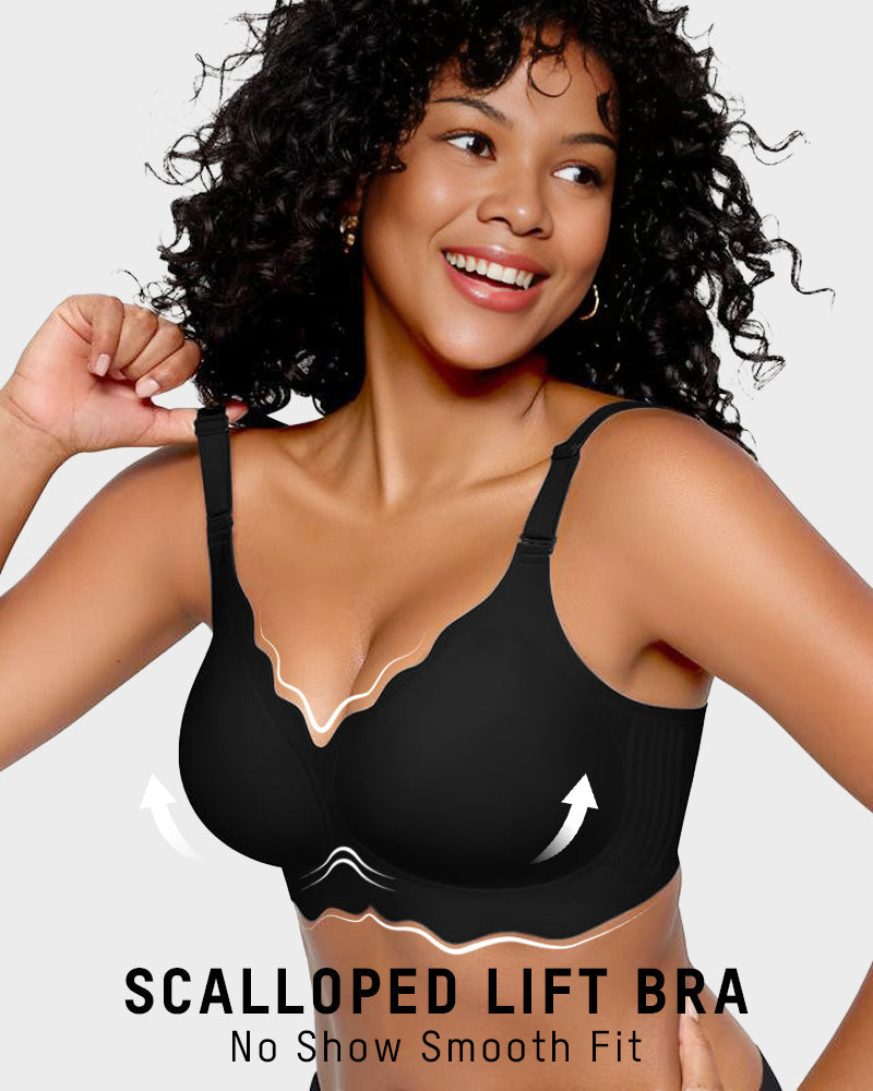 Jelly Bra - Soft, Scalloped Comfort