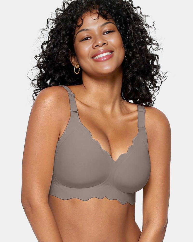 Jelly Bra - Soft, Scalloped Comfort