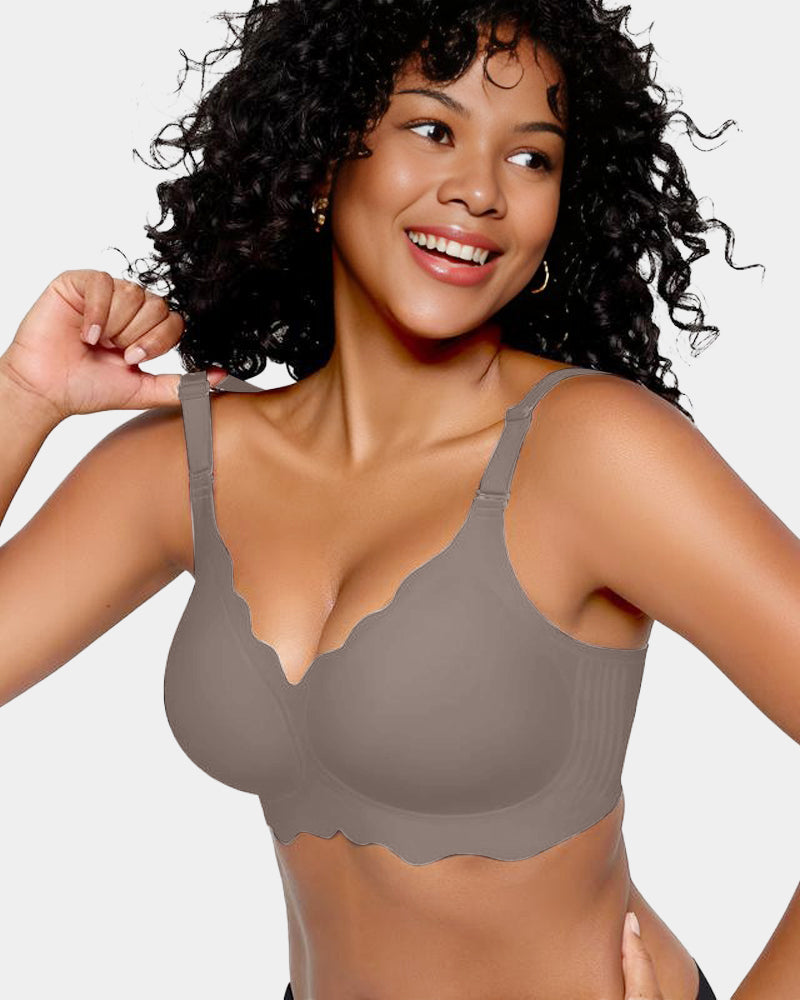 Jelly Bra - Soft, Scalloped Comfort