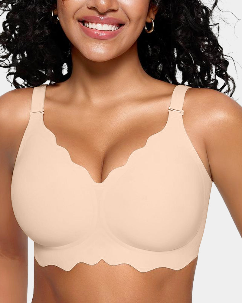 Jelly Bra - Soft, Scalloped Comfort