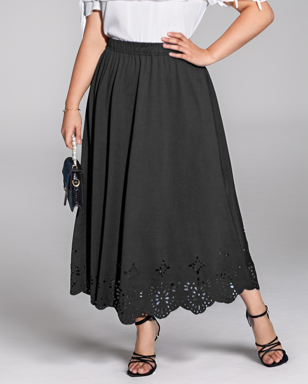 Women's Summer Semi-Formal Elegant Maxi Skirt