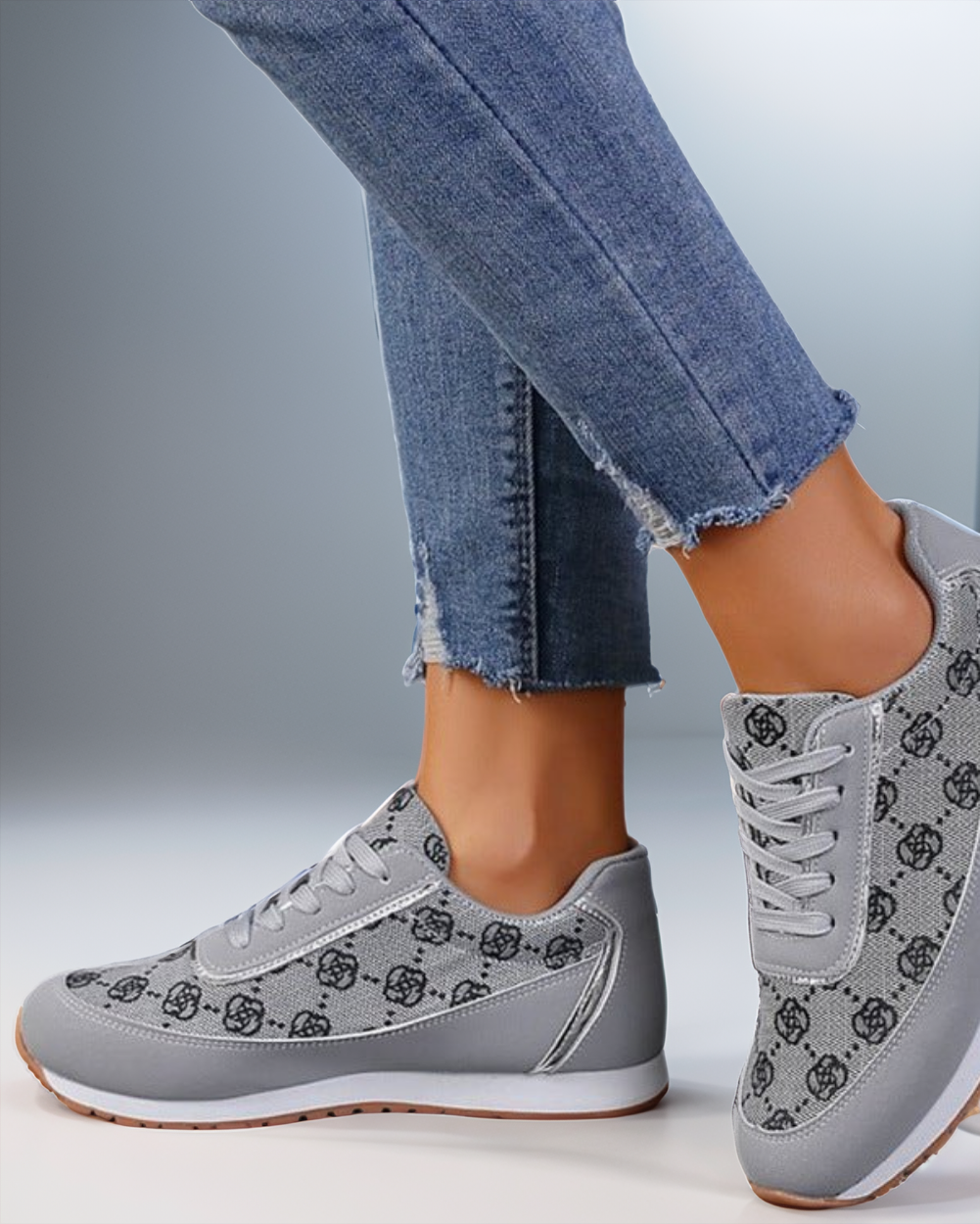 Women’s Summer Casual Sneakers with Reinforced Heel