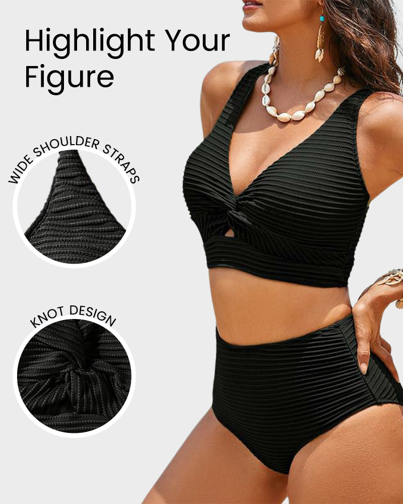 Knot-Front Bikini - Stylish, Comfortable, Chic