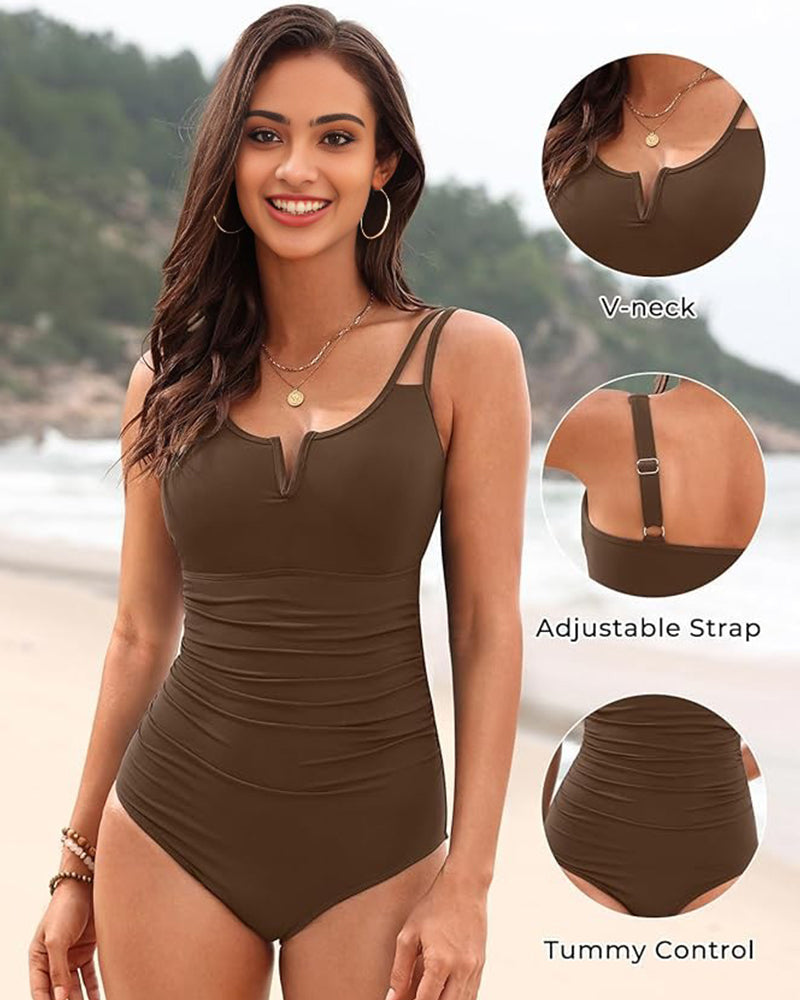 V-Wire Swimsuit, Tummy Control