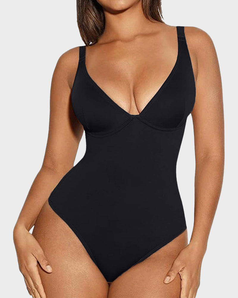V Neck Thong - Slimming Shapewear Essential