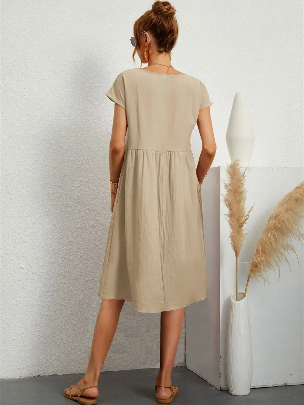 Women’s Spring Casual Midi Dress
