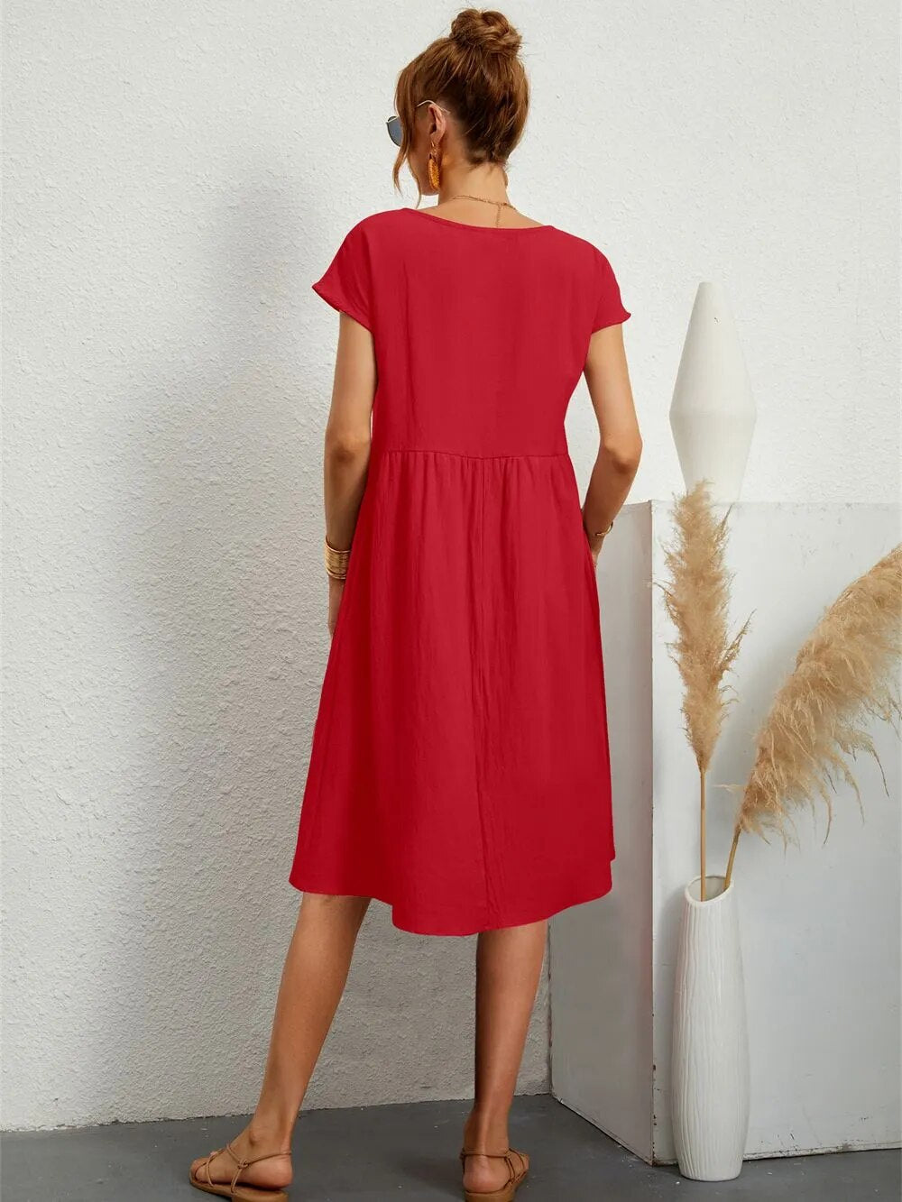 Women’s Spring Casual Midi Dress
