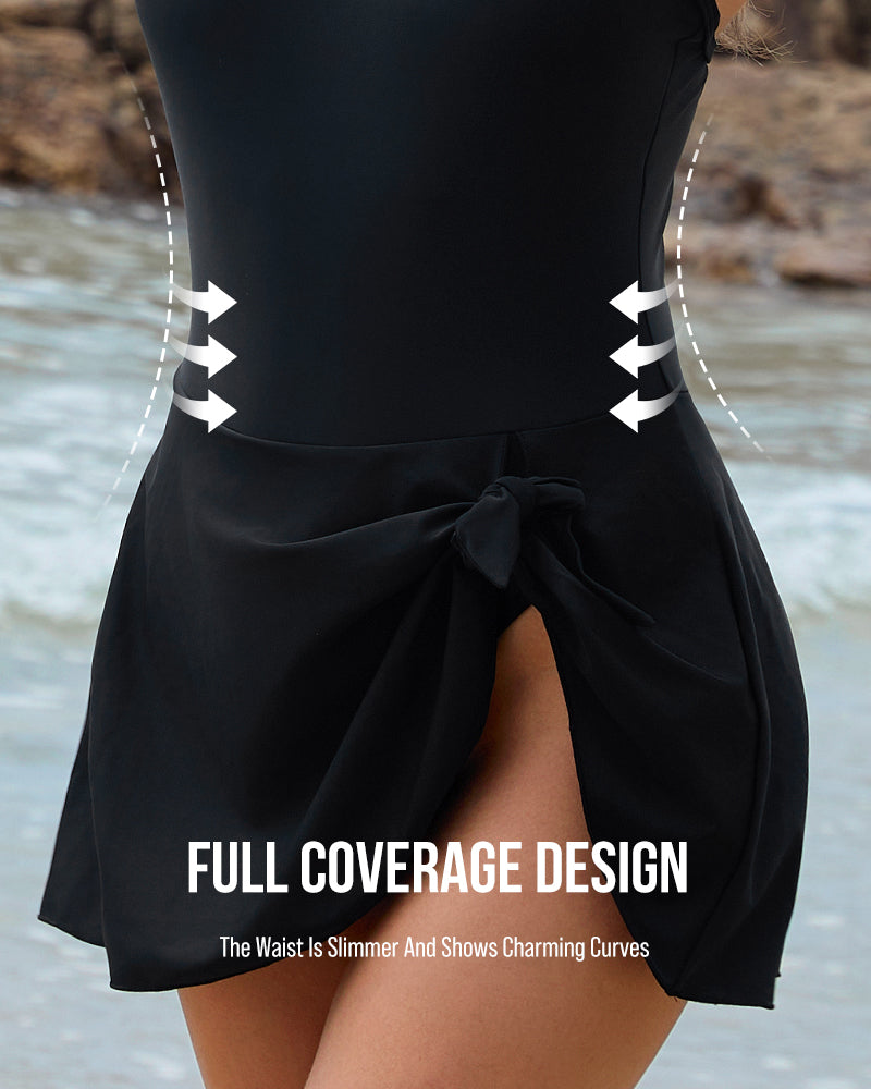 Plus Size Tummy Control Swimsuit