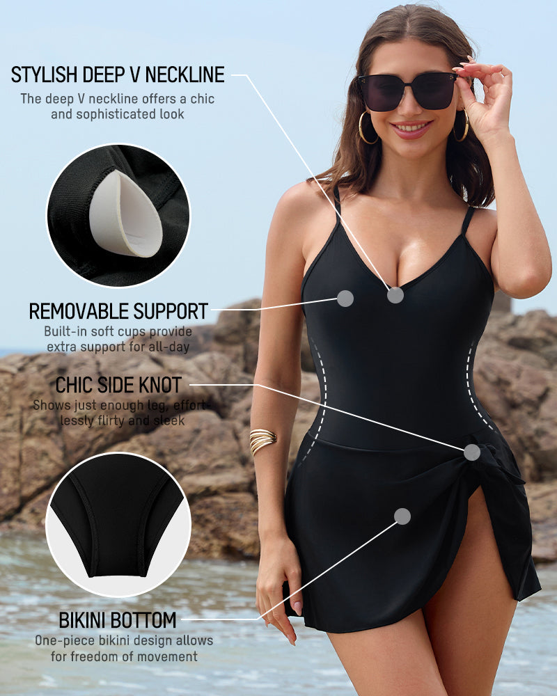 Plus Size Tummy Control Swimsuit