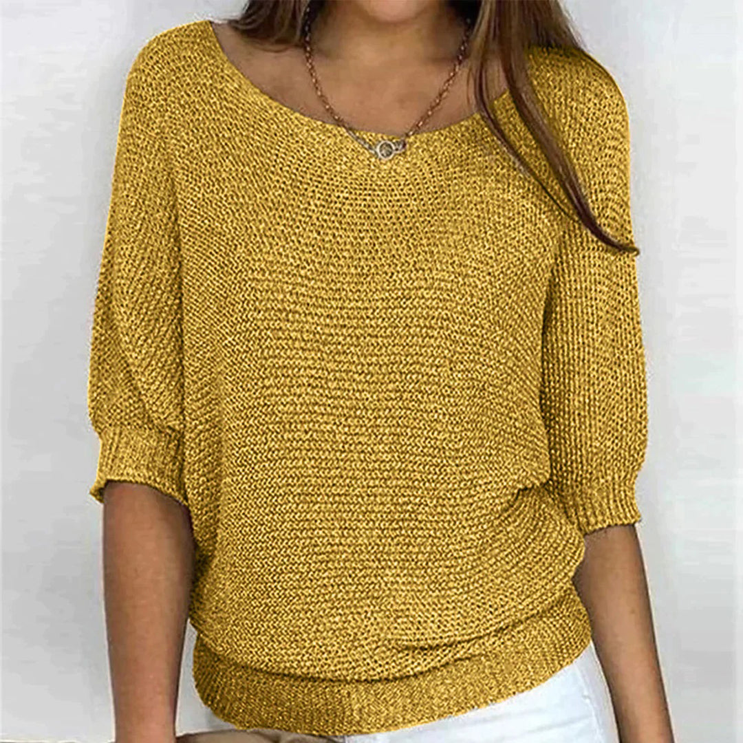 Women’s Casual Knit Batwing Sleeve Top