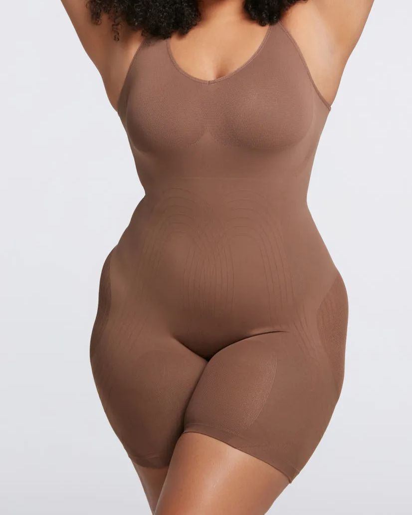 Comfort Bodysuit Mid-Thigh Coverage