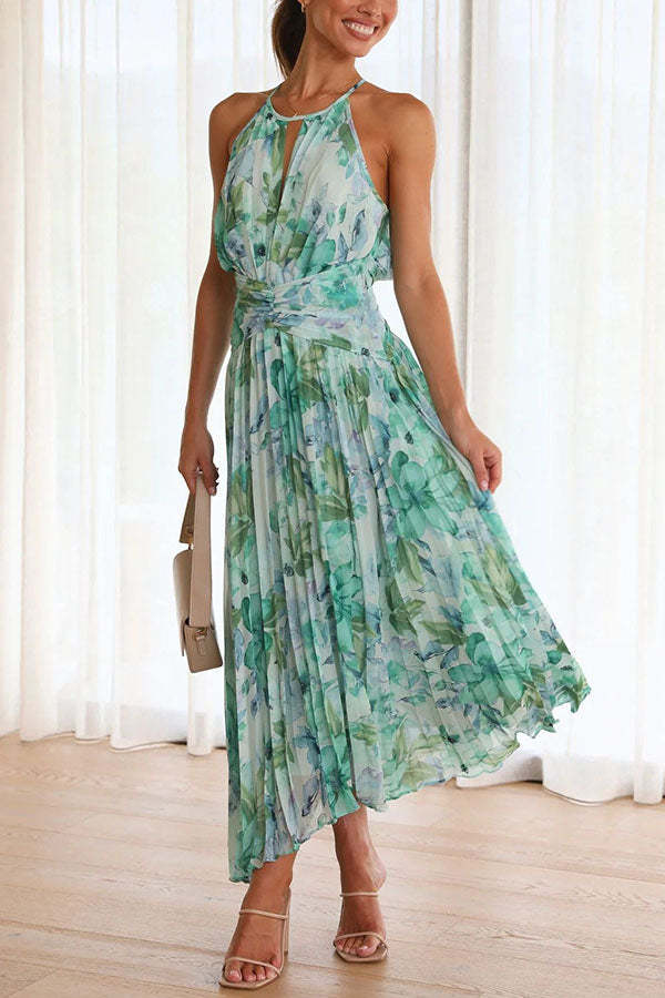 Women’s Spring Chiffon Halter Dress