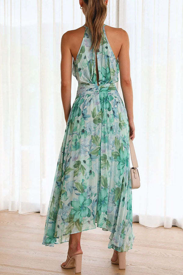 Women’s Spring Chiffon Halter Dress