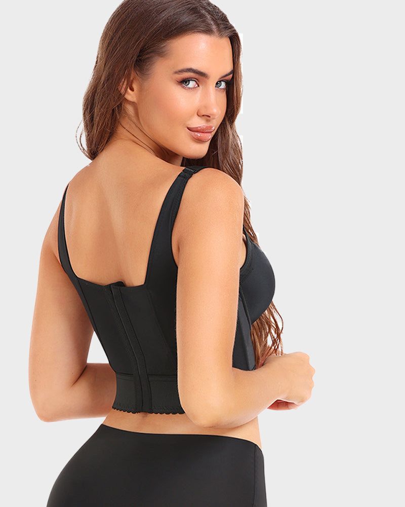Longline Push-Up Bra - Comfort, Support, Style