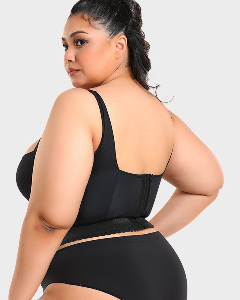 Longline Push-Up Bra - Comfort, Support, Style