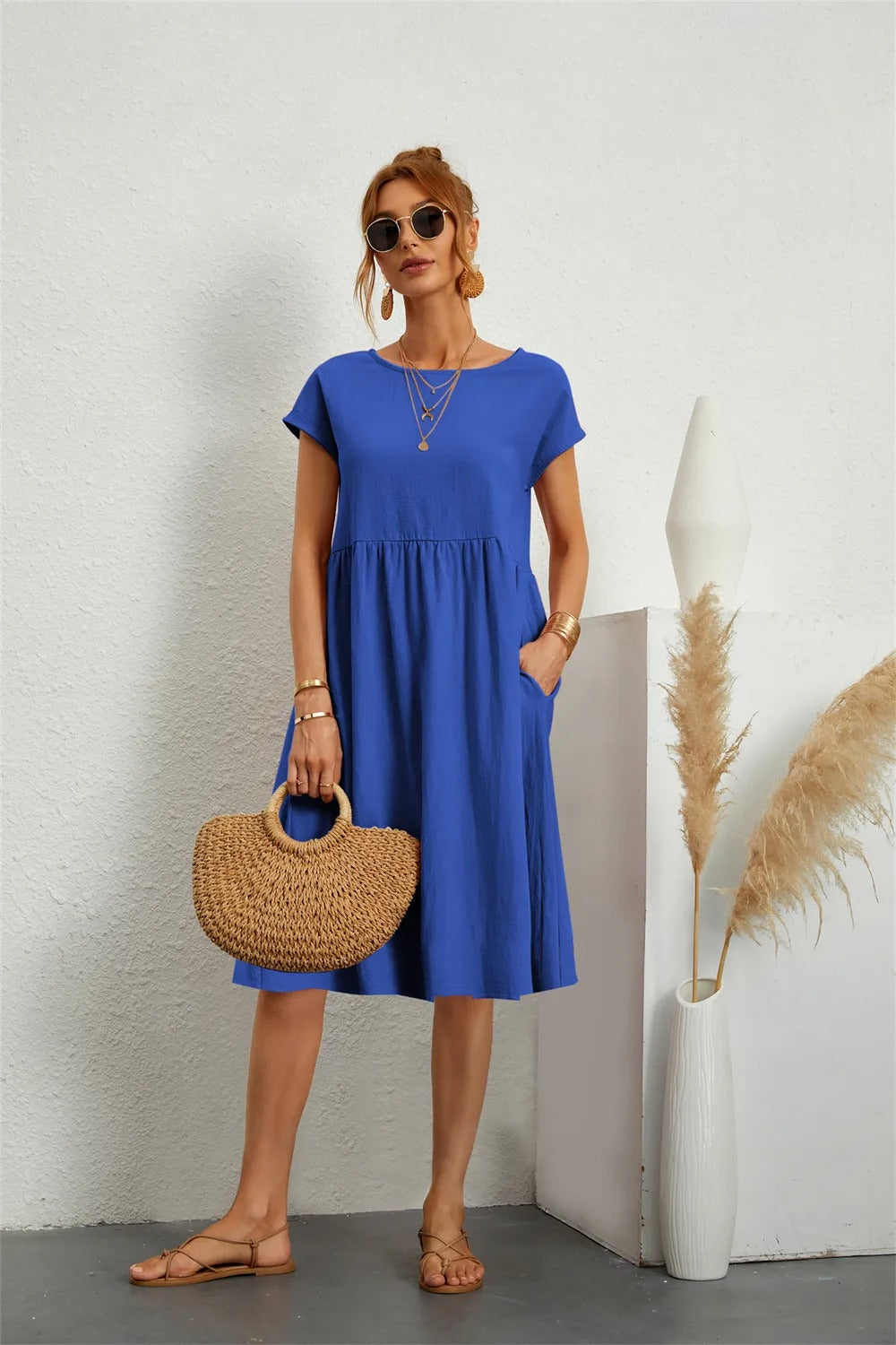 Women’s Spring Casual Midi Dress