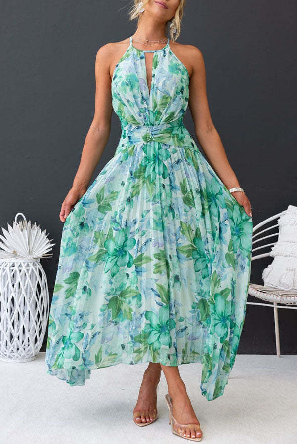 Women’s Spring Chiffon Halter Dress