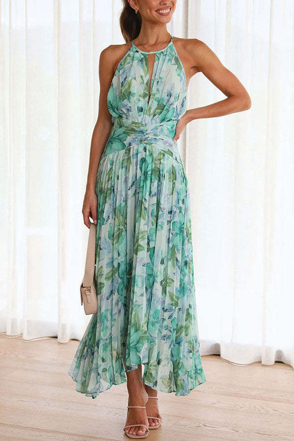 Women’s Spring Chiffon Halter Dress
