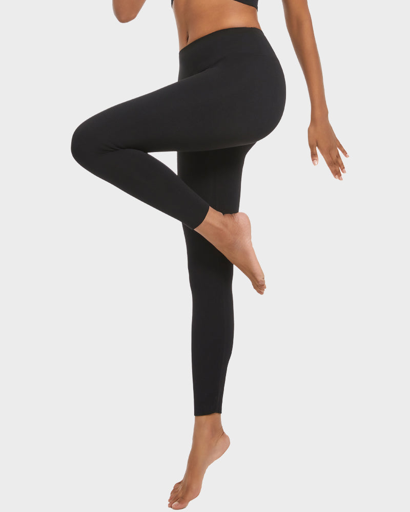 Butt Lift Leggings - Lightweight Fleece Comfort