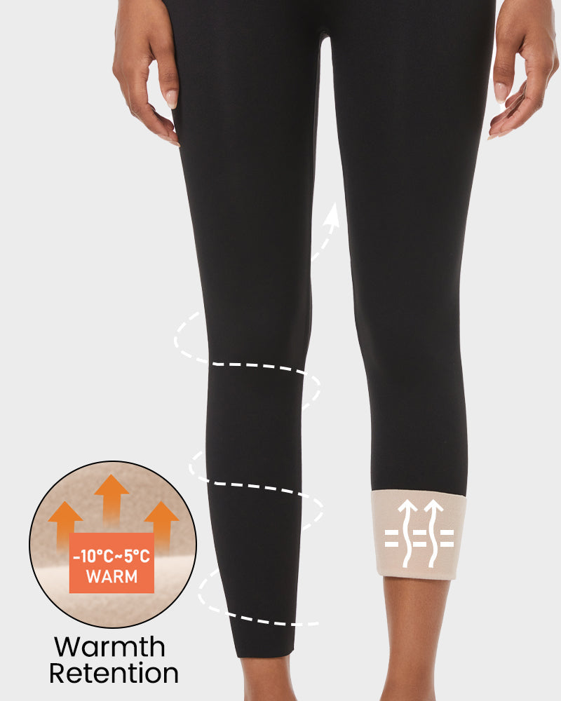 Butt Lift Leggings - Lightweight Fleece Comfort