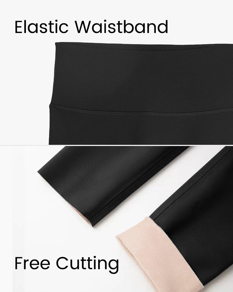 Butt Lift Leggings - Lightweight Fleece Comfort