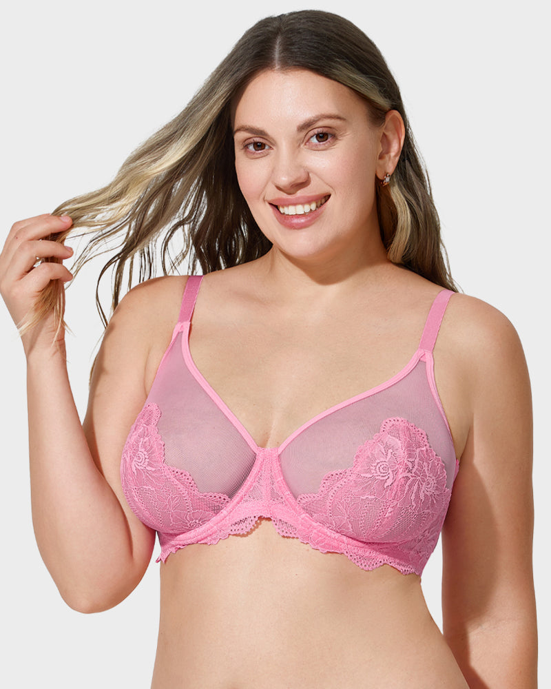 Lace Minimizer Bra - Ultimate Comfort Fit