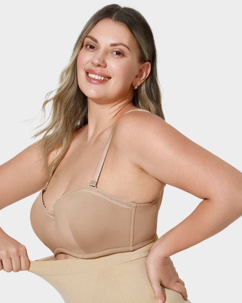 Lace Underwire Bra - Versatile Comfort Style