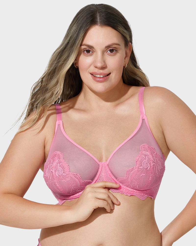 Lace Minimizer Bra - Ultimate Comfort Fit