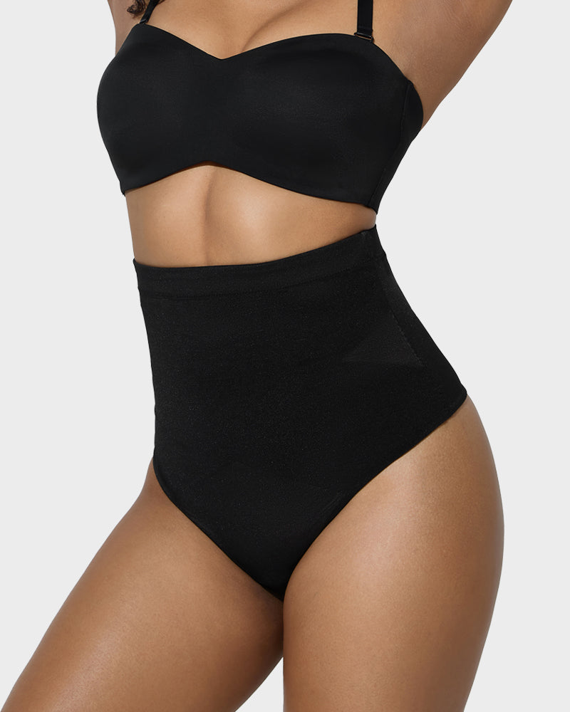 Criss-Cross Thong - Shaping Mesh Style