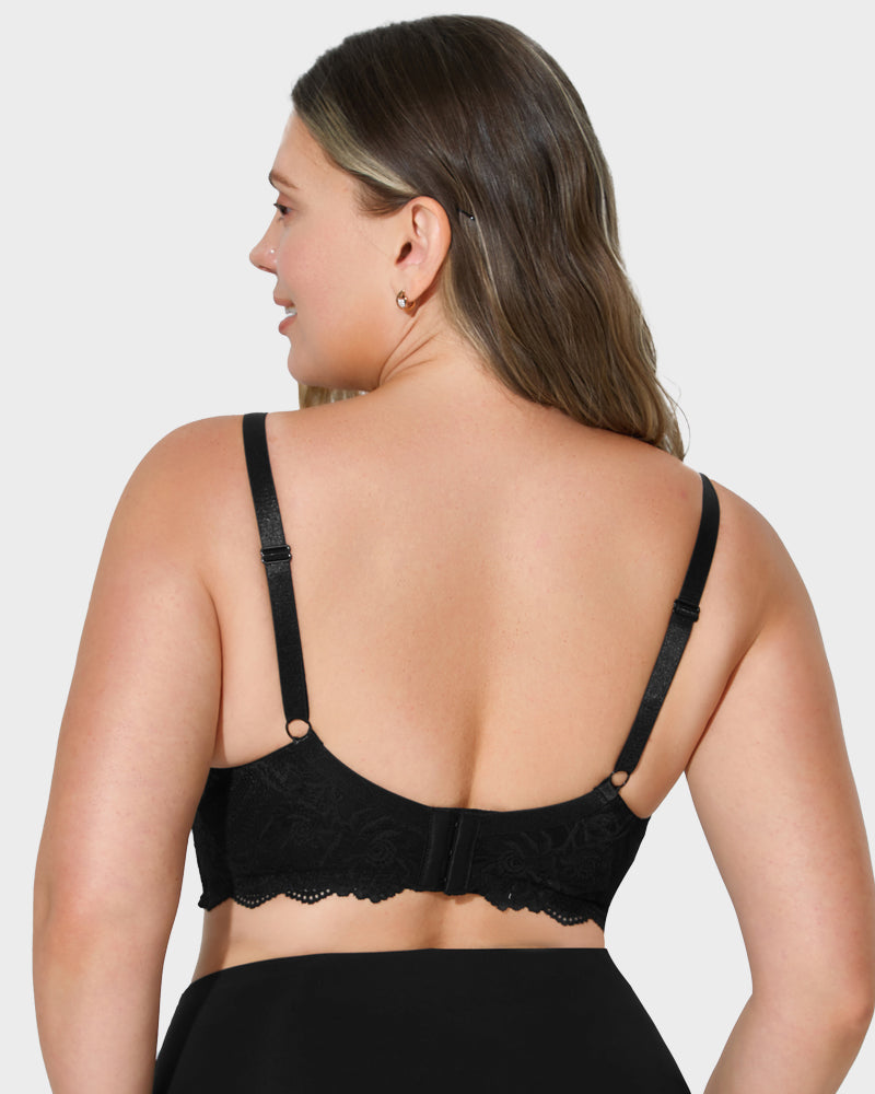 Lace Push-Up Bra - Full Coverage Comfort