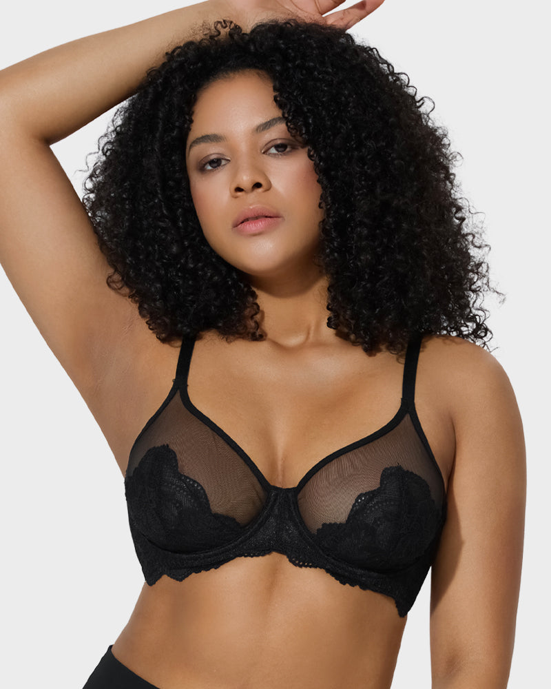 Lace Minimizer Bra - Full Coverage Comfort