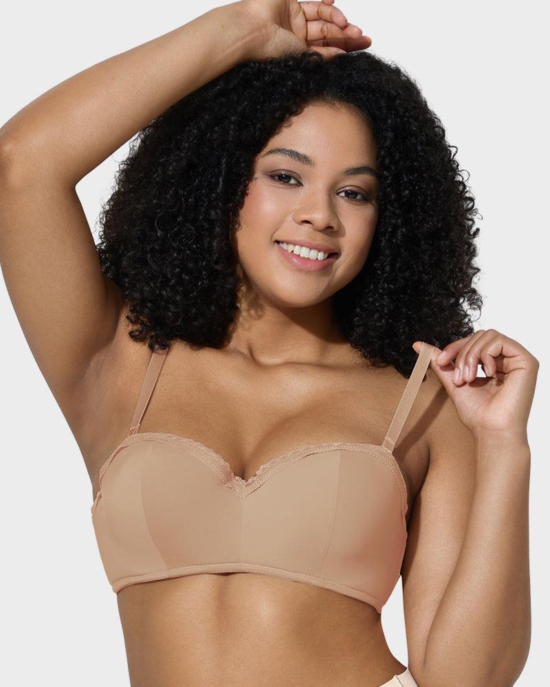 Lace Underwire Bra - Versatile Comfort Style