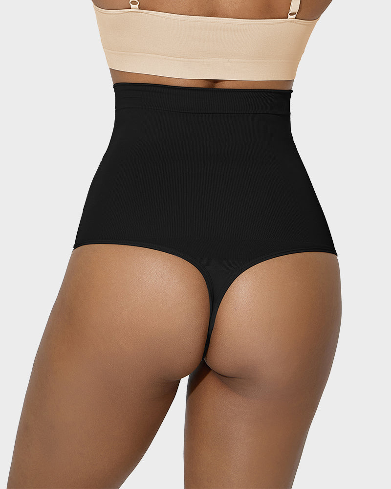 Tummy Control Thong - Double-Layered Shaping