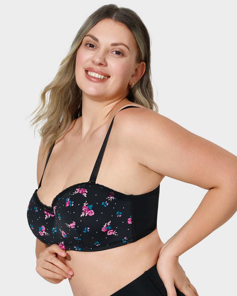 Lace Underwire Bra - Versatile Comfort Style