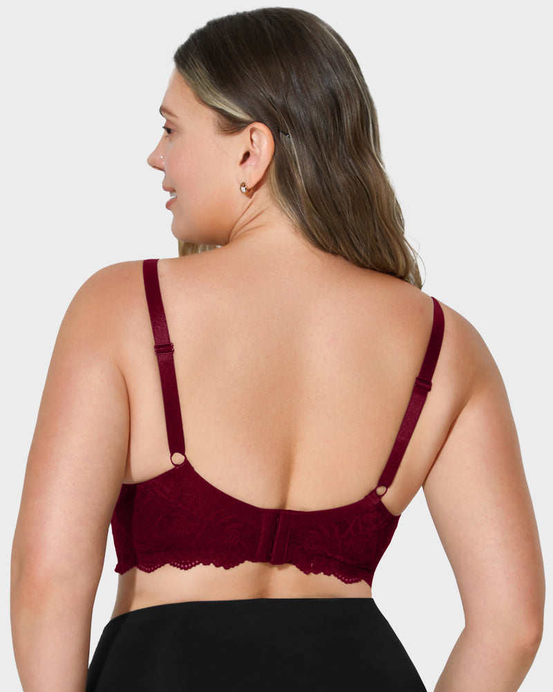 Lace Push-Up Bra - Full Coverage Comfort