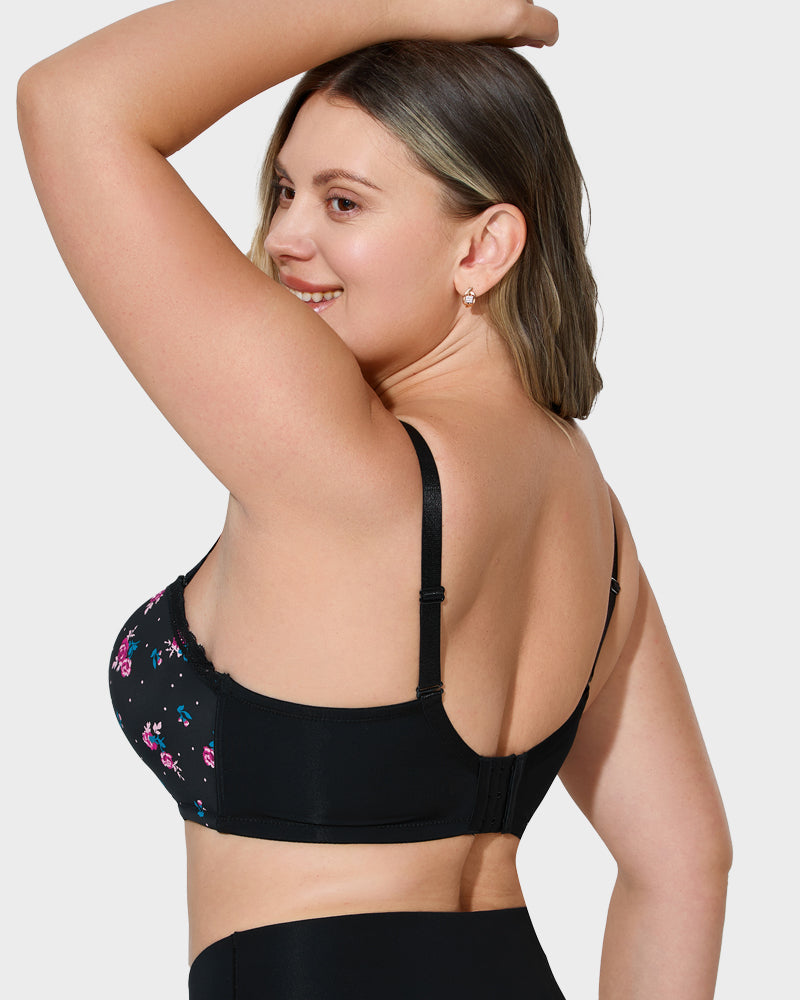 Lace Underwire Bra - Versatile Comfort Style